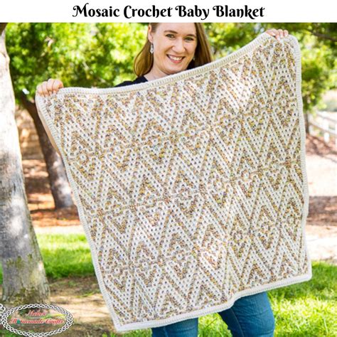 Free Mosaic Crochet Patterns for Blankets