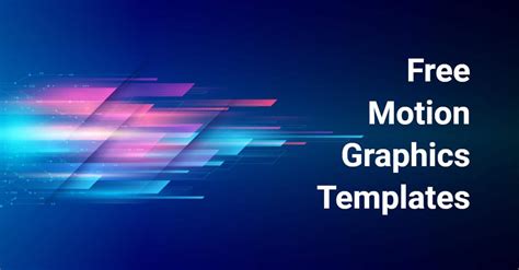 Free Motion Graphics Template