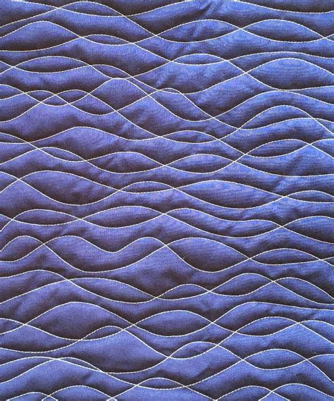 Free motion quilting pattern - curves