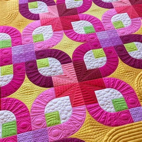 Free motion quilting pattern - geometric