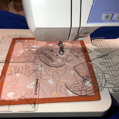 Free motion quilting template 6