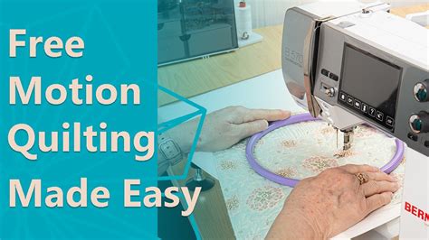 Free motion quilting tips and tricks