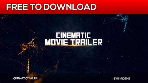 Free Movie Trailer Template Example 6