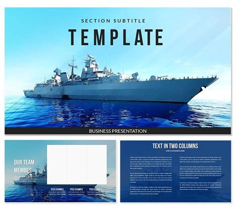 Free Navy Blue Powerpoint Templates