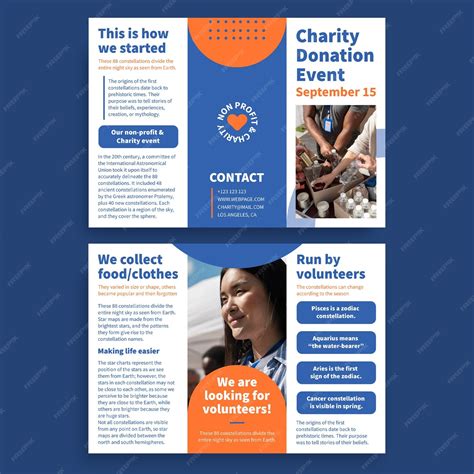 Free non-profit brochure templates