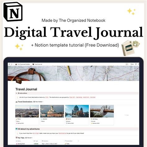 Free Notion Travel Template