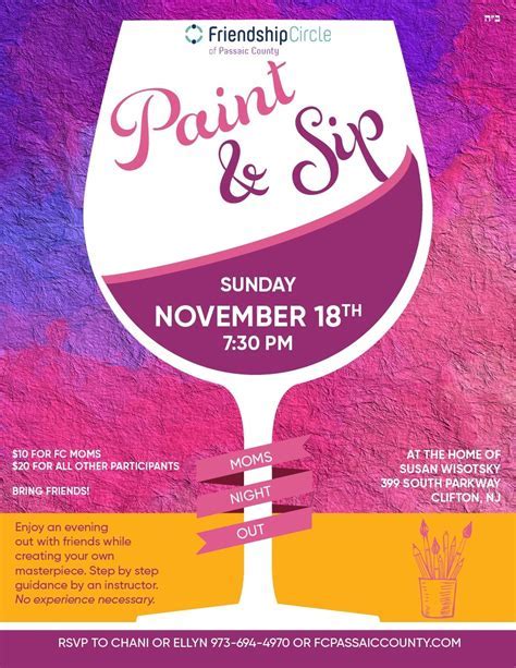 Free Paint and Sip Flyer Template