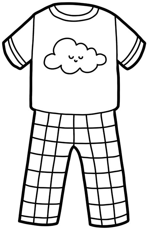 Free pajama template printable 1