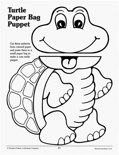 Free Paper Bag Puppets Printables