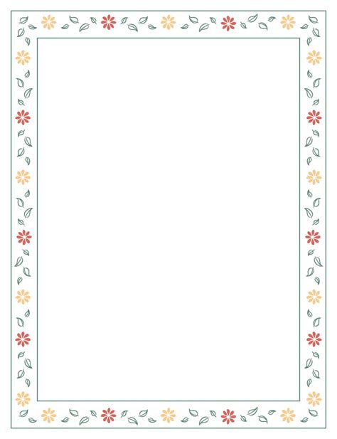 Free Paper Border Printables for Decoration