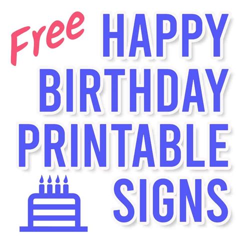 Free Party Signs