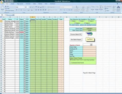 Free Payroll Reconciliation Template Excel