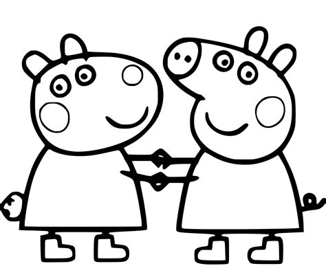 Free Peppa Pig Coloring Pages for Kids to Print