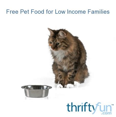 Free Pet Food for Low-Income