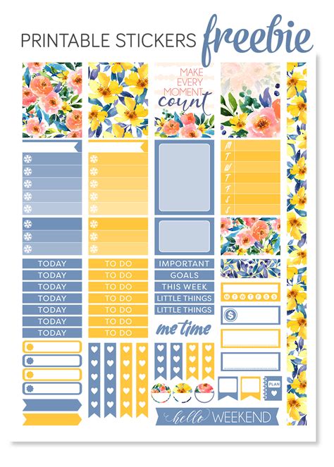 Free planner stickers