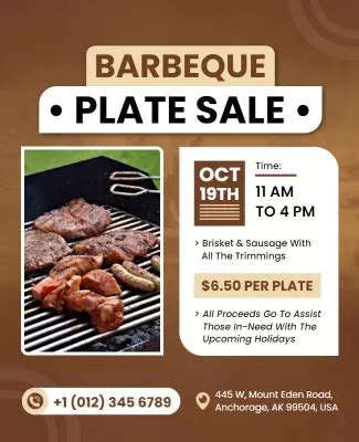 Free Plate Sale Flyer Templates