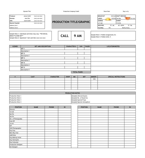 Free Football Play Call Sheet Template Download