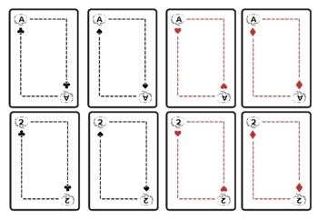 Free playing card templates for Word