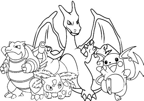 Free Pokémon coloring pages