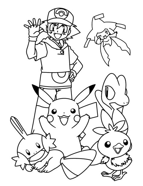 Free Pokémon Coloring Pages