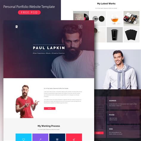 Free portfolio web templates can save you time and money