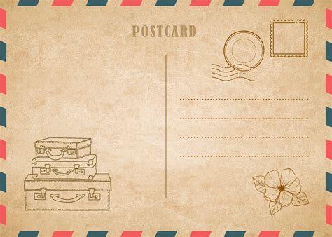 Free Postcard Template 7