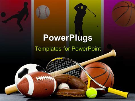 Free PowerPoint template for sports