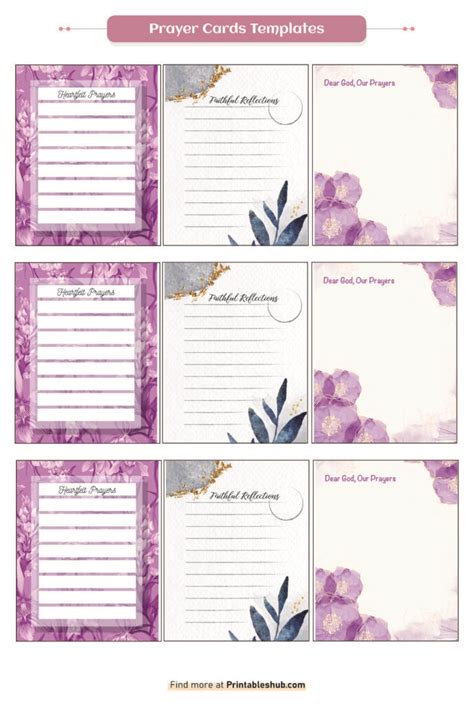 Free Prayer Card Templates