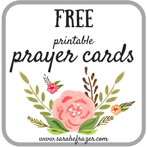 Free prayer card templates