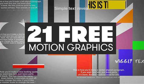 Free Premiere Graphics Templates for Instant Video Editing