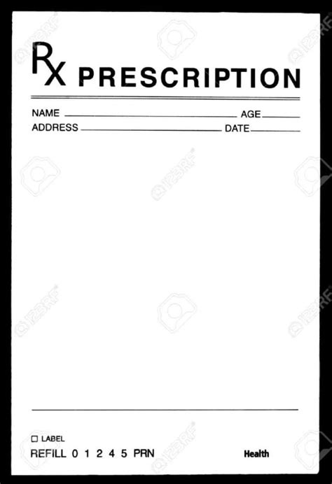 Free Prescription Pad Template