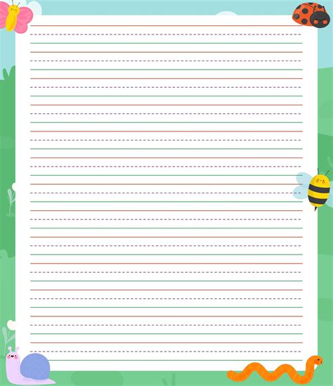 Free primary writing paper templates