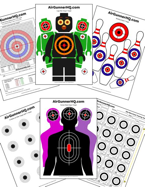 Free Printable Air Gun Targets