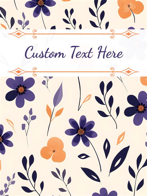 Free Printable Binder Covers With Floral Patterns