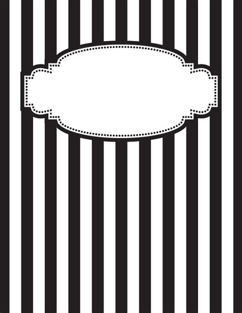 Free Printable Binder Covers With Stripes