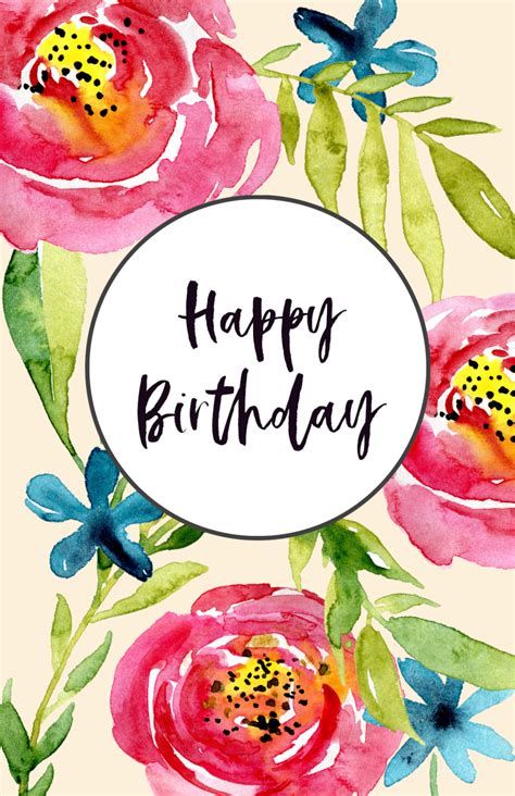 Free Printable Birthday Cards Designs