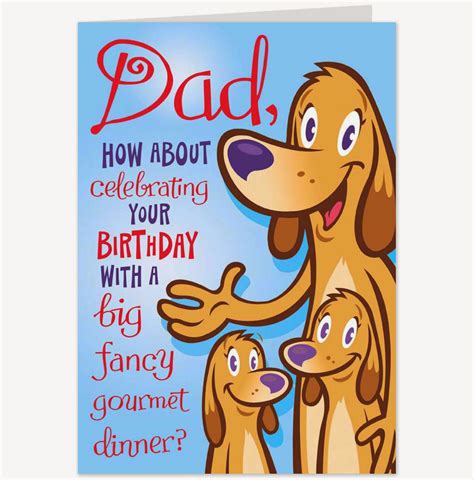 Free Printable Birthday Cards for Dads Classic