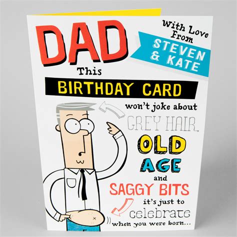 Free Printable Birthday Cards for Dads Humorous