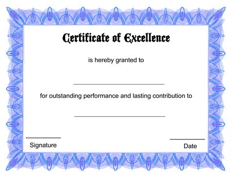 Certificate Template 1