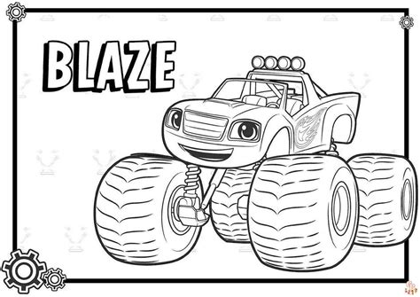 How to Use Free Printable Blaze Coloring Pages