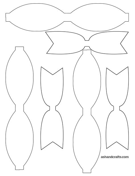 Decorative Bow Template