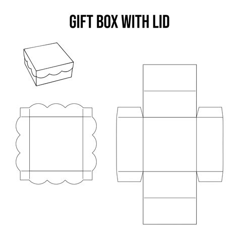 Free Printable Candle Box With Lid Template Design