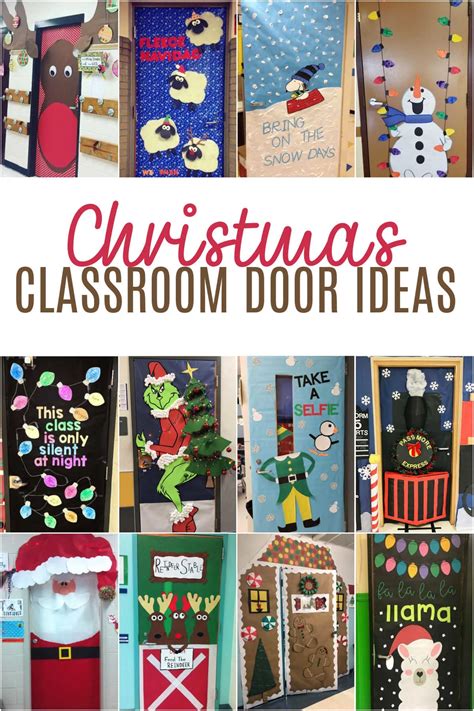 Free Printable Christmas Door Decorations