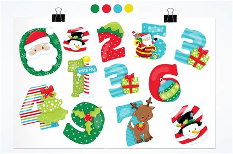 Free printable Christmas number 3