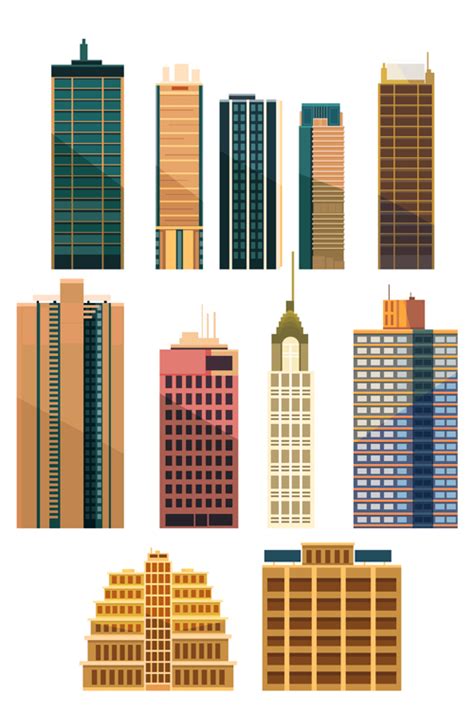 Free Printable City Buildings