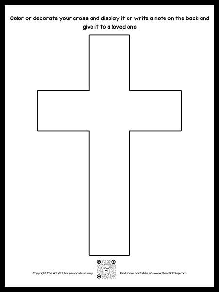 Free printable cross templates