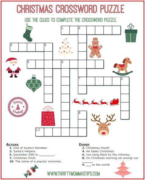 Free Printable Crossword Puzzle