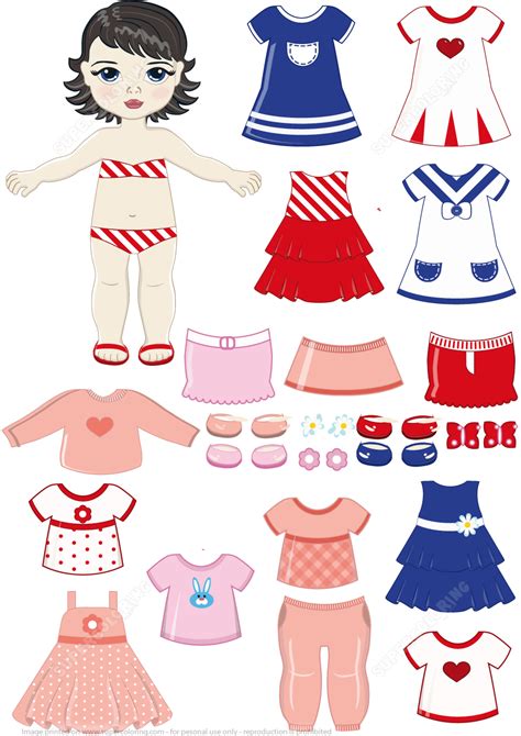 10 Free Printable Dress-Up Paper Dolls