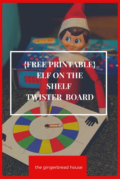 Free Printable Elf Twister Game