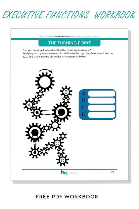 Free Printable Executive Functioning Worksheets Adults